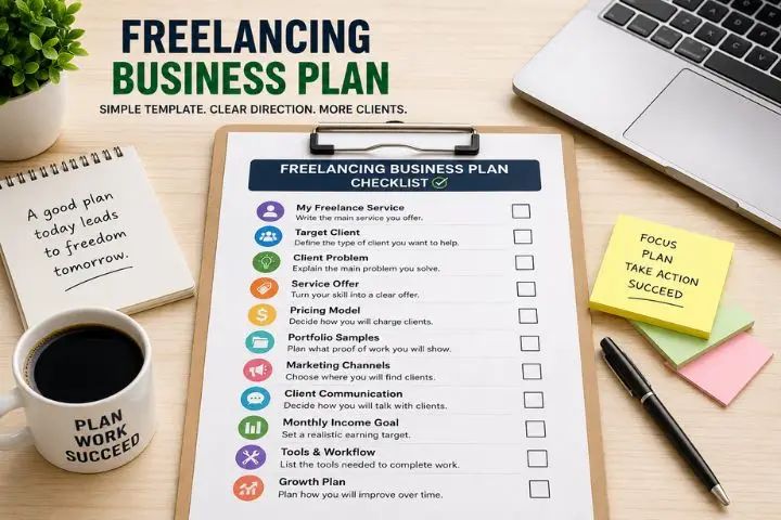 simple freelancing business plan template
