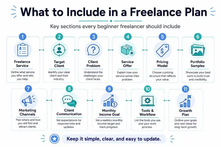 what to include in a freelancing business plan